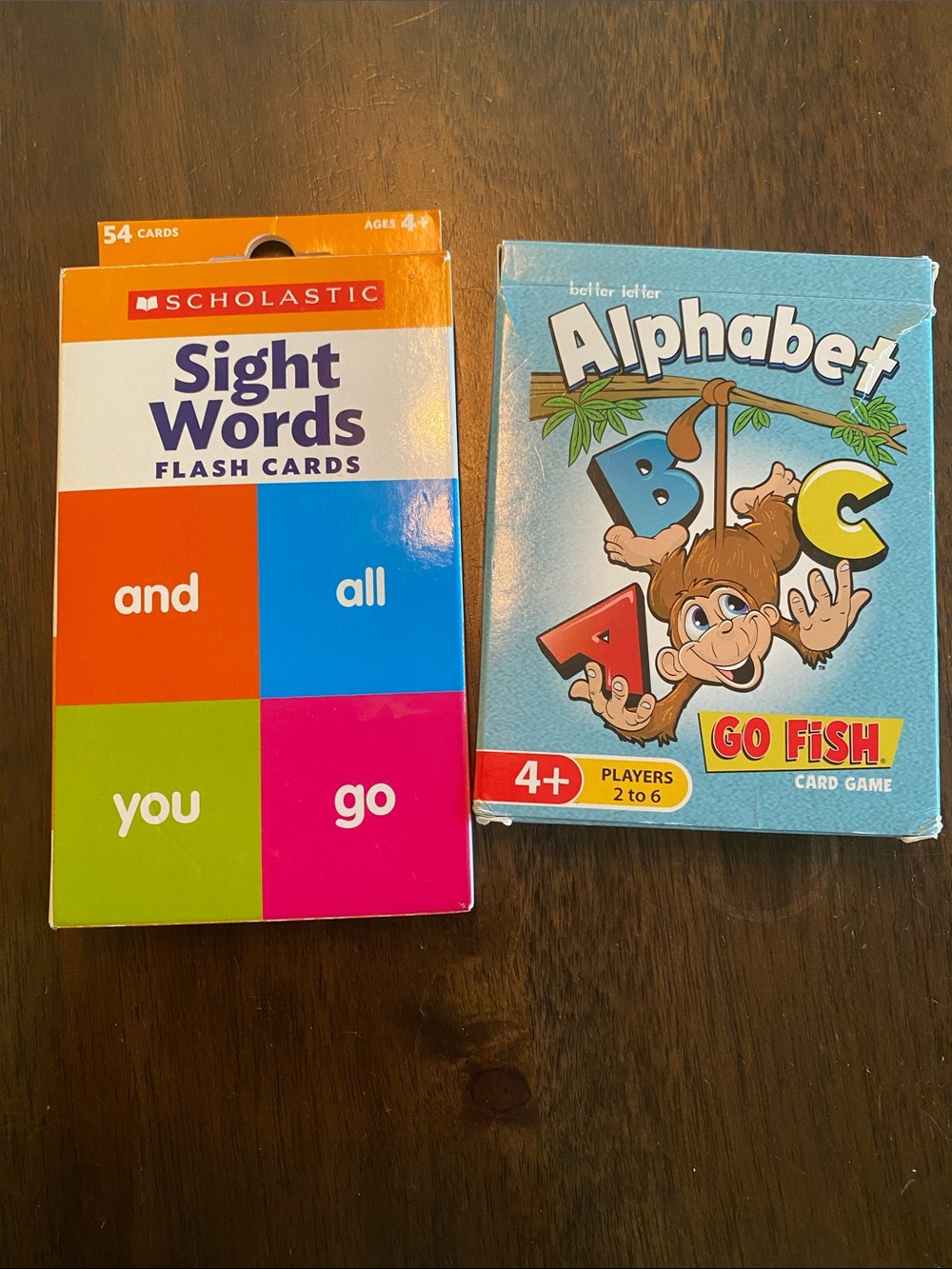 Scholastic Sight Words & Alphabet Flash Cards